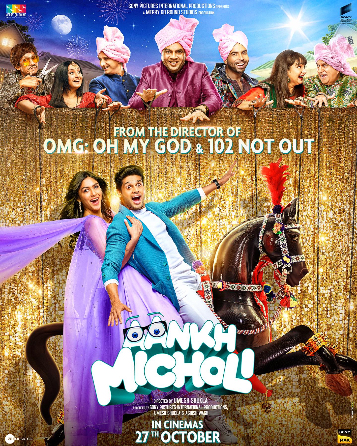 Download Aankh Micholi (2023) Hindi HDCAMRip 480p [400MB] | 720p [1.1GB]